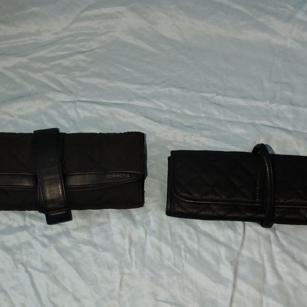 Black Quilted Sephora Makeup Brush Holders
